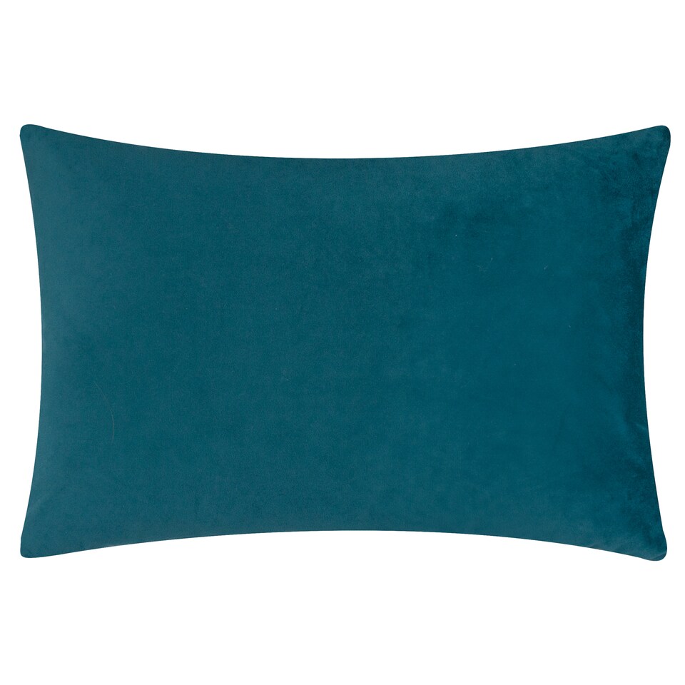 image 1 of Furn Metro Diamond Velvet Cushion | Multi | Multicolour