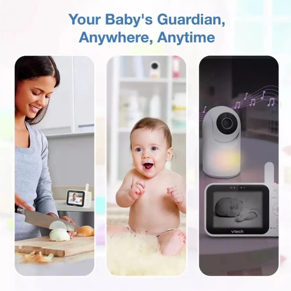 image 1 of VTech VM4263 3.5" Pan & Tilt Video Monitor