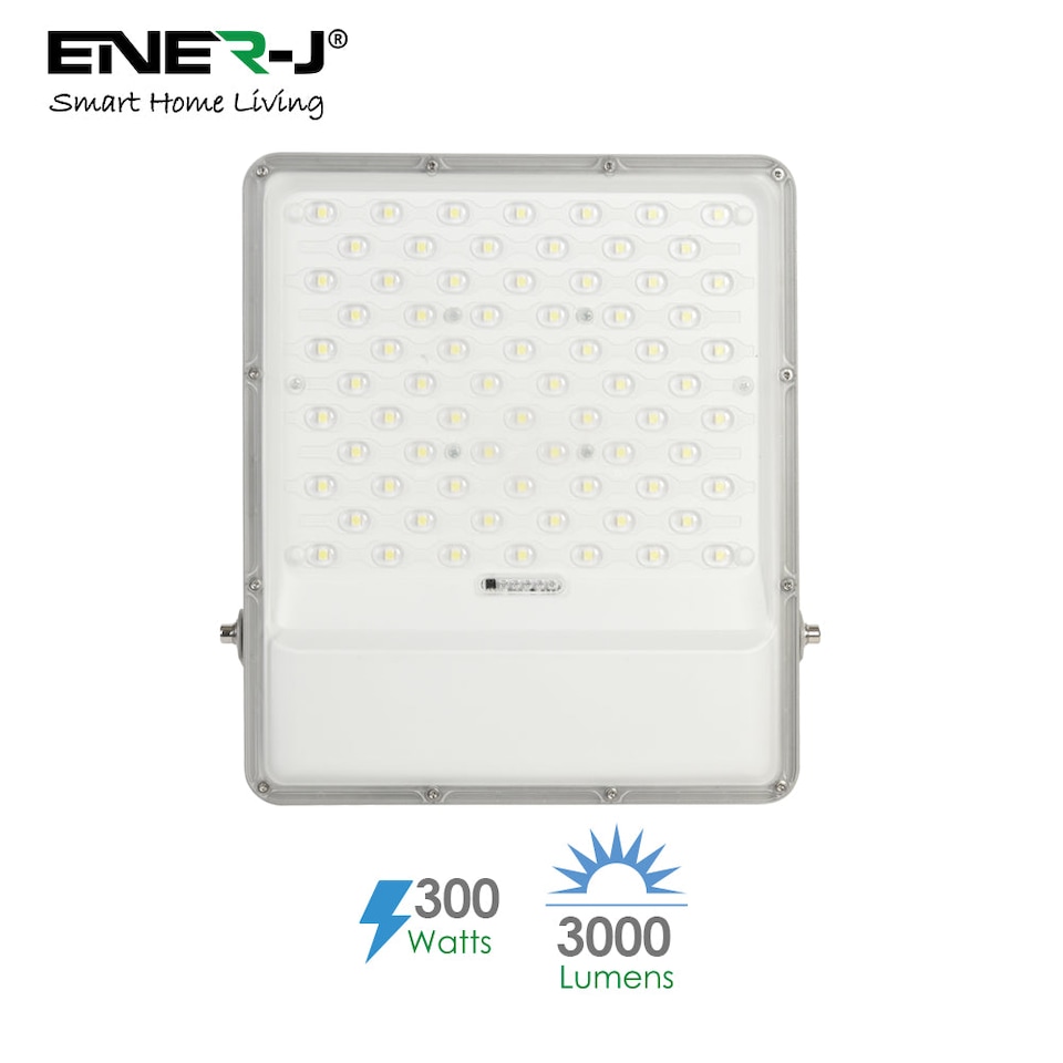 image 1 of 300W LED Floodlights with Solar Panel IP65 Waterproof with Remote Control