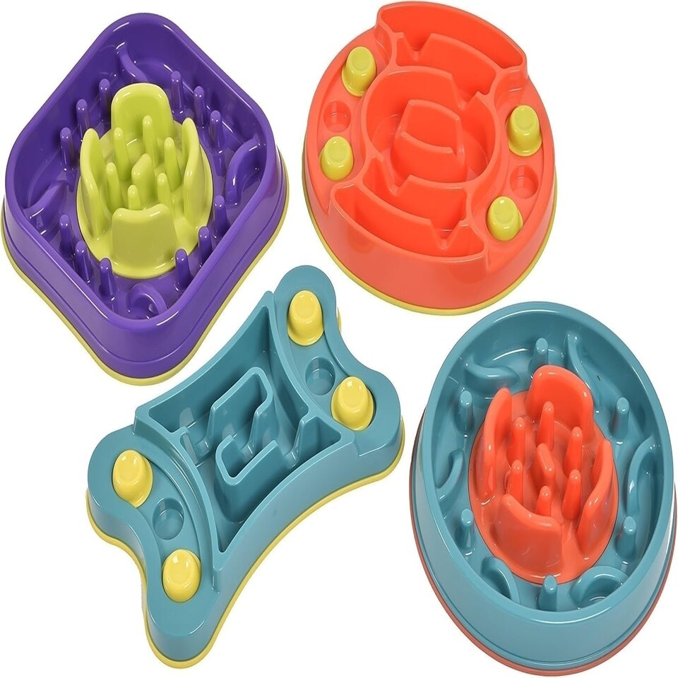 image 1 of K9 Pursuits Maze Slider 2-in-1 Anti-Gobble Feeder and Interactive Game
