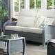 image 5 of Desser Turin Grey 3 Seater Rattan Sofa Set in Pebble - Conservatory Sofa Suite