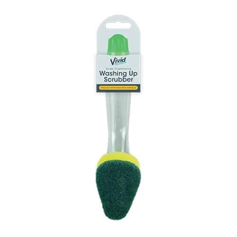 image 1 of Soap Dispensing Washing Up Scrubber