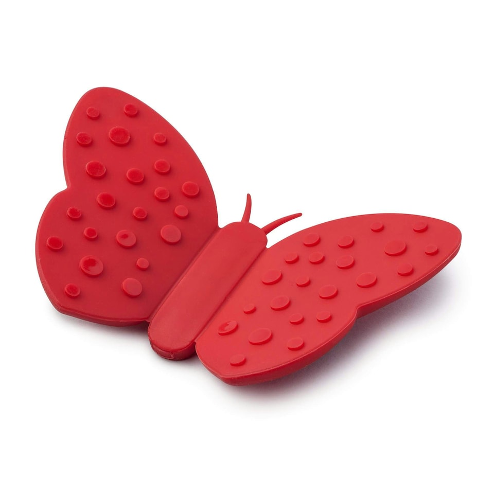 image 1 of Butterfly Hot Grip Silicone Red