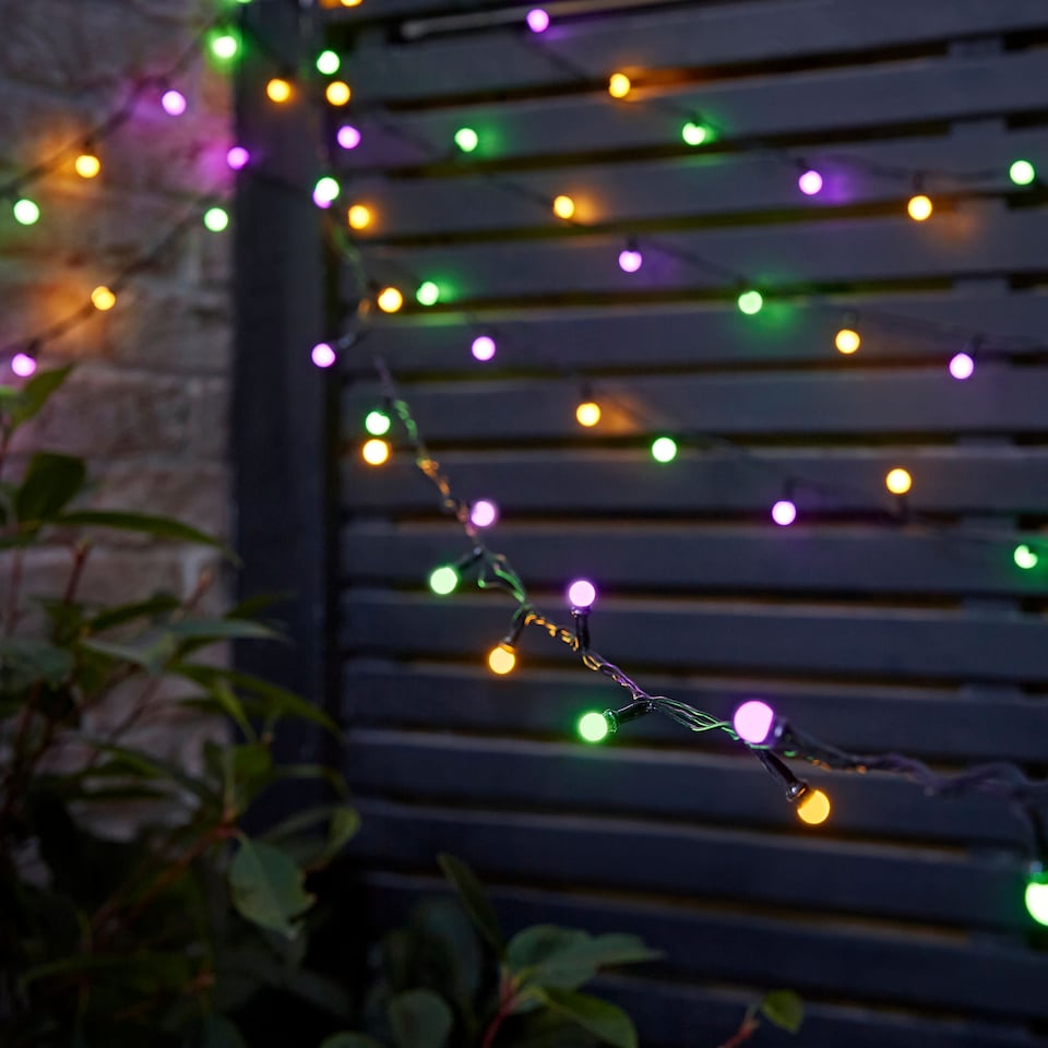 image 1 of ValueLights 240 Multi Coloured Bubble String Lights