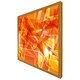 image 4 of Orange geometric (Picture Frame) Black | L
