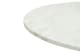 image 3 of Interiors by Premier Round White Marble Top Dining Table, Geometric Conical Black Base Design Marble Dining Room Table | Black