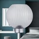 image 5 of Betchley - Battery Operated Chrome Lamp with Clear Glass Chrome | Clear