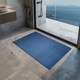 image 1 of Nicoman Reversible Dual-Colour PVC Shower Mat - 75cm x 44cm | Blue | Blue/Green | Rectangular 75x44cm