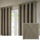 image 1 of Paoletti Corinthian Velvet Room Darkening Taupe Eyelet Curtains (W)168cm x 183 cm | Multi