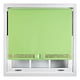 image 2 of FURNISHED Blackout Roller Blind with Gold Glitter Trim and Lime Bow Cut to Size | Green | Lime | (W) 180cm x (L) 165cm