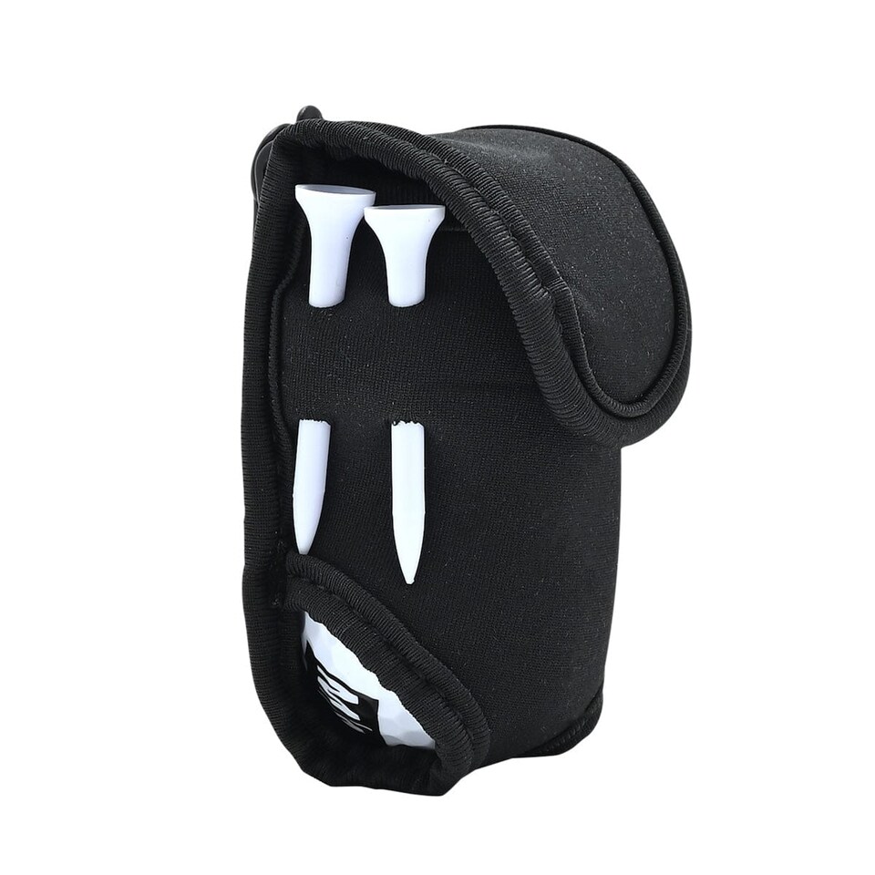 image 1 of Widdop Gifts Mad Man Golf Caddy Companion - Golf Ball Pouch and Tee Holder with Clip