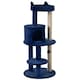 image 1 of PawHut 104cm Cat Tree Condo Tower with Scratching Post Perch Ball, Blue