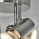 image 1 of ValueLights Consul Polished Silver Spotlight and GU10 Spotlight LED 3W Warm White 3000K Bulb