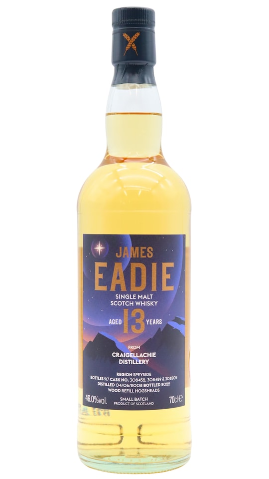 Craigellachie - James Eadie - The New Star  2008 13 year old Whisky