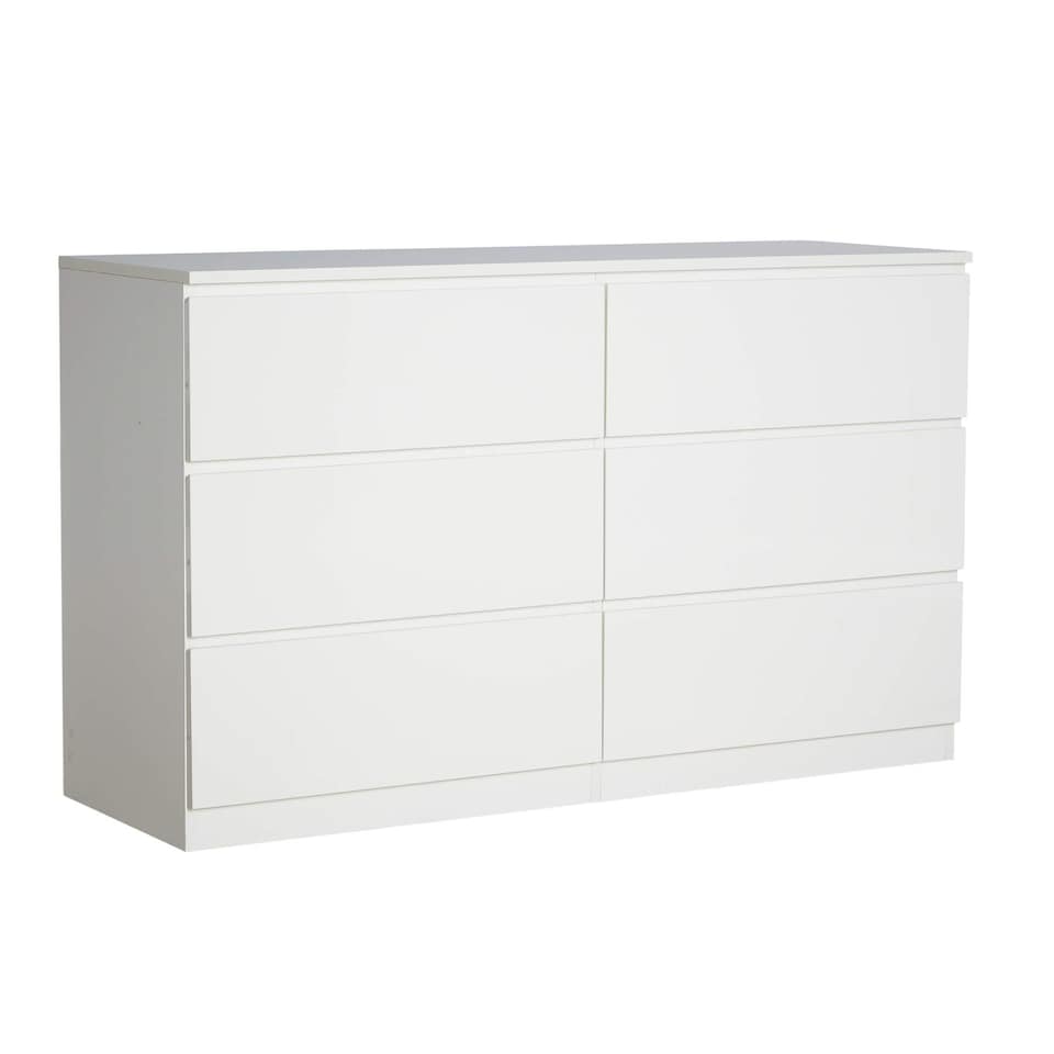 image 1 of Chest Of Drawers Spacious Bedroom Furniture Storage Unit Modern Organiser | White