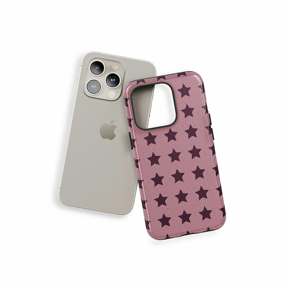 image 1 of Burgundy Stars Phone Case | Multi | iPhone 13
Slim | iPhone 13
Slim