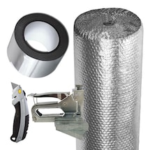 EcoTec Shed Insulation Kit - 26.25m2 Insulation Roll & Fixing Items