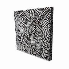 Zebra Animal Print (Canvas Print) / 90 x 90 x 4cm | Multi
