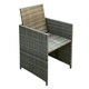 image 8 of HESTIA Rattan Dining Set 10 Seater Cube for Garden Patio