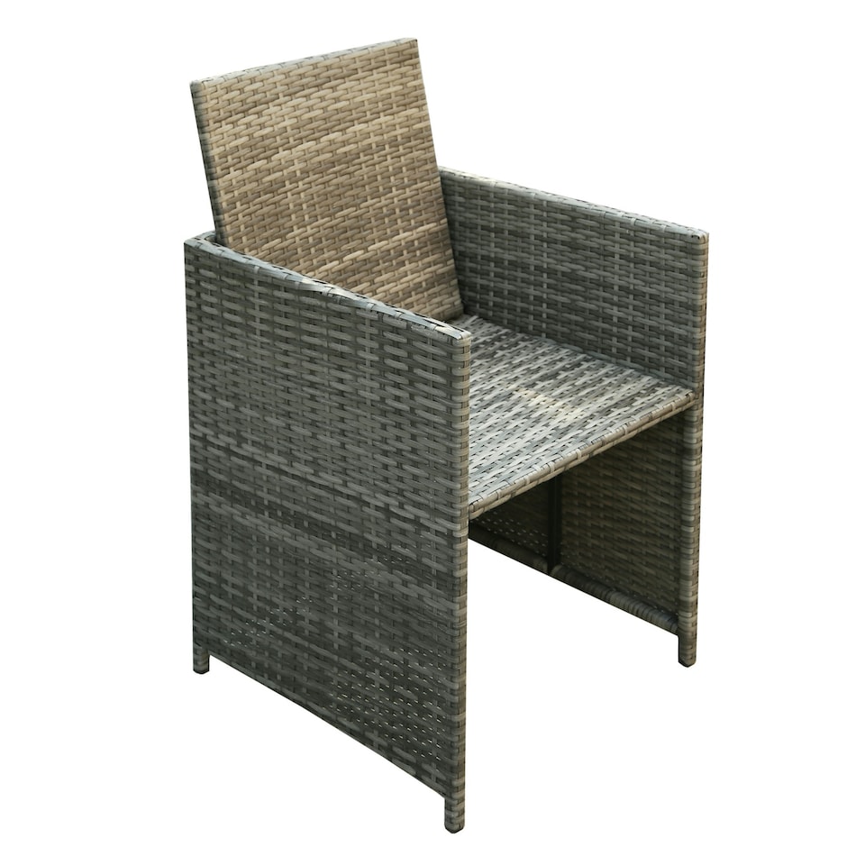 image 1 of HESTIA Rattan Dining Set 10 Seater Cube for Garden Patio