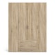 image 2 of Space Wardrobe 4 Doors 3 Drawers in Oak 2000