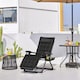 image 3 of Yaheetech 65.5 cm W Zero Gravity Recliner with foam-padded Mattress-Black | Black | Black | One Size