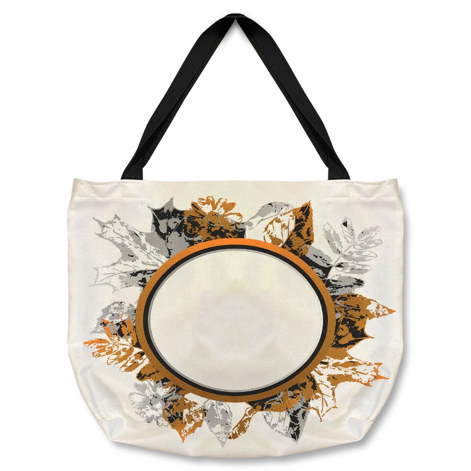 Paint Print Autumn Decoration Tote bat | Multi