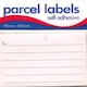 image 2 of Parcel Labels Self Adhesive - Pack of 12 Labels