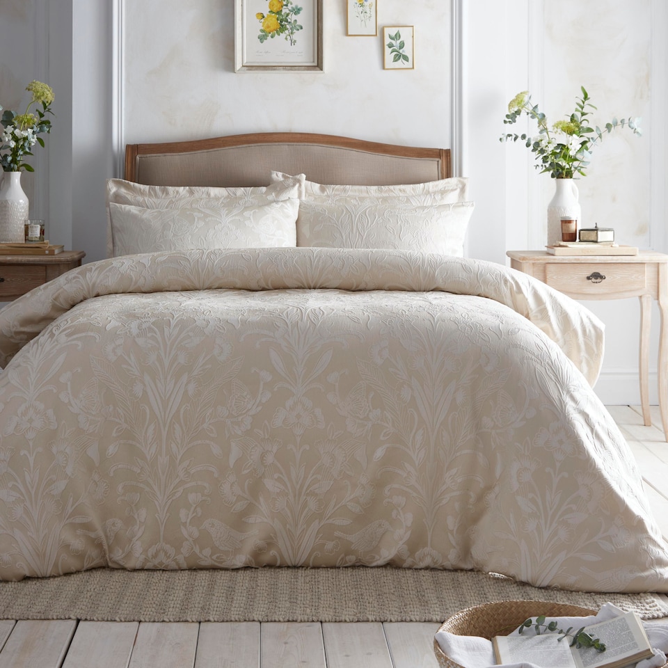 image 1 of Appletree Elysia Duvet Cover Set Champagne