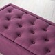 image 4 of Fuchsia Fabric Ottoman Storage Bench Pink