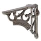 image 1 of Hammer & Tongs Ornate Iron Shelf Bracket - D120mm - Raw