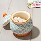image 6 of Nicola Spring Hand-Printed Sugar Bowl - 10cm - Blue