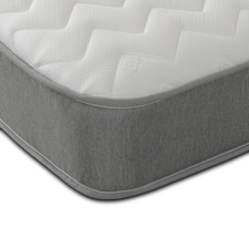 Zig Zag Hybrid Pressure-Relieving Memory Foam Comfort - 19cm Deep, Soft Firmness | Grey | King