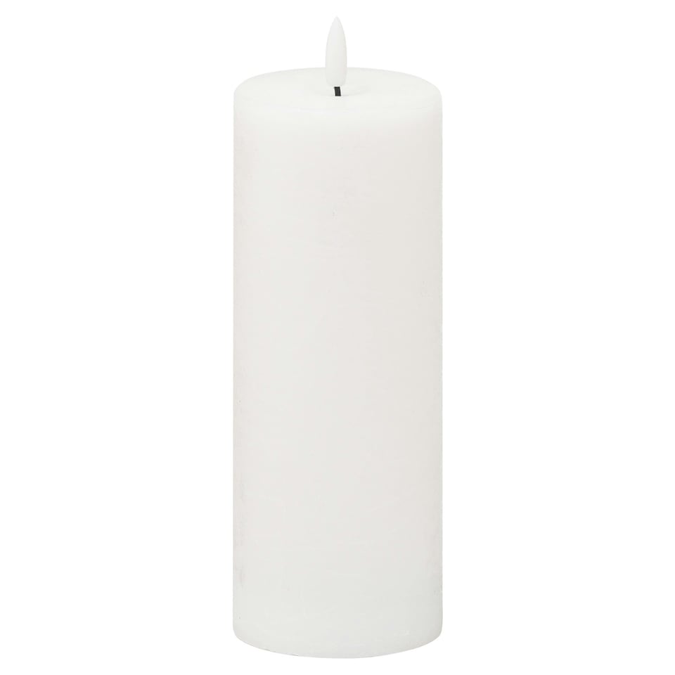 image 1 of Hill Interiors Luxe Collection Natural Glow Electric Candle - White - 15cm x 7cm x 7cm White