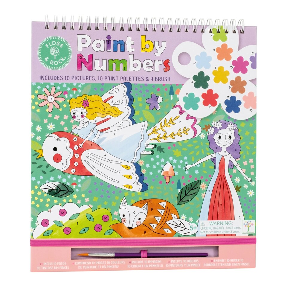 image 1 of Floss & Rock Paint by Numbers Set - Fairy Tale | Pink | 1