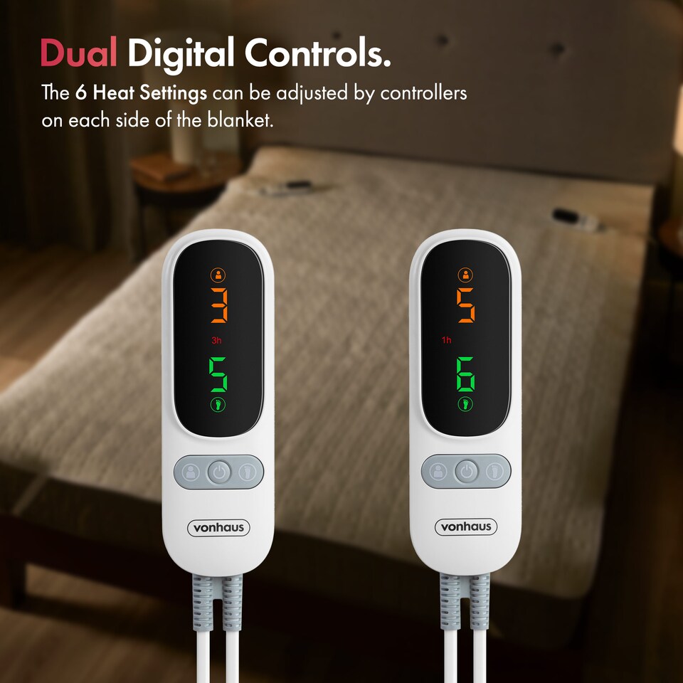 image 1 of VonHaus Electric Blanket with Multi Heating Zones