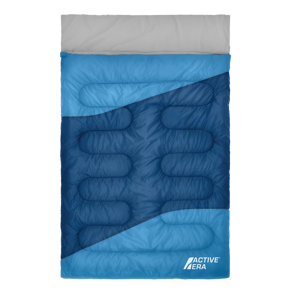 image 1 of Active Era Double Sleeping Bag 250gsm Blue