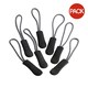 image 1 of Quadra SLX Zip Pulls (Pack of 10) - Grey - One Size (UTPC6513)