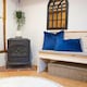 image 5 of Nicola Spring Rectangle Velvet Cushion - 60cm x 40cm - Blue Blue