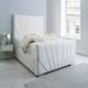 image 1 of Marco Plush Double Bed Frame - Beige