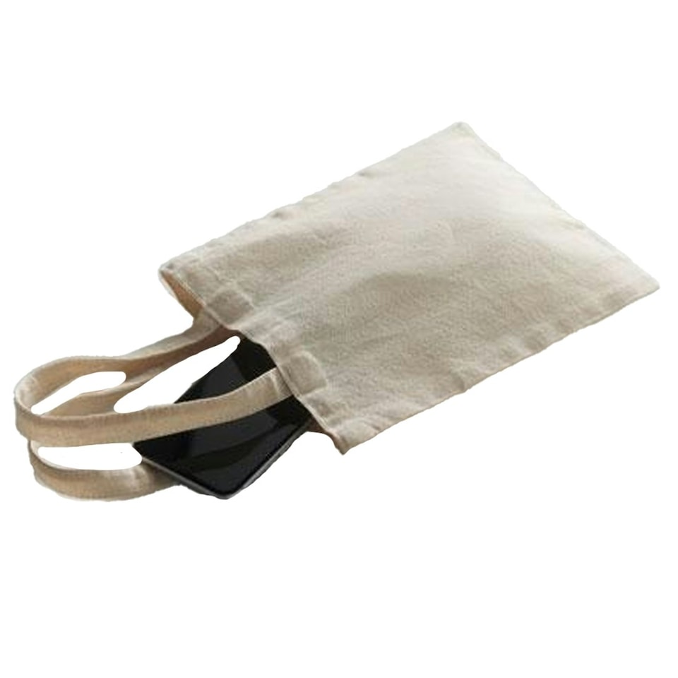 image 1 of MidOcean Chisai Small Cotton Gift Bag - Beige - One Size Brown