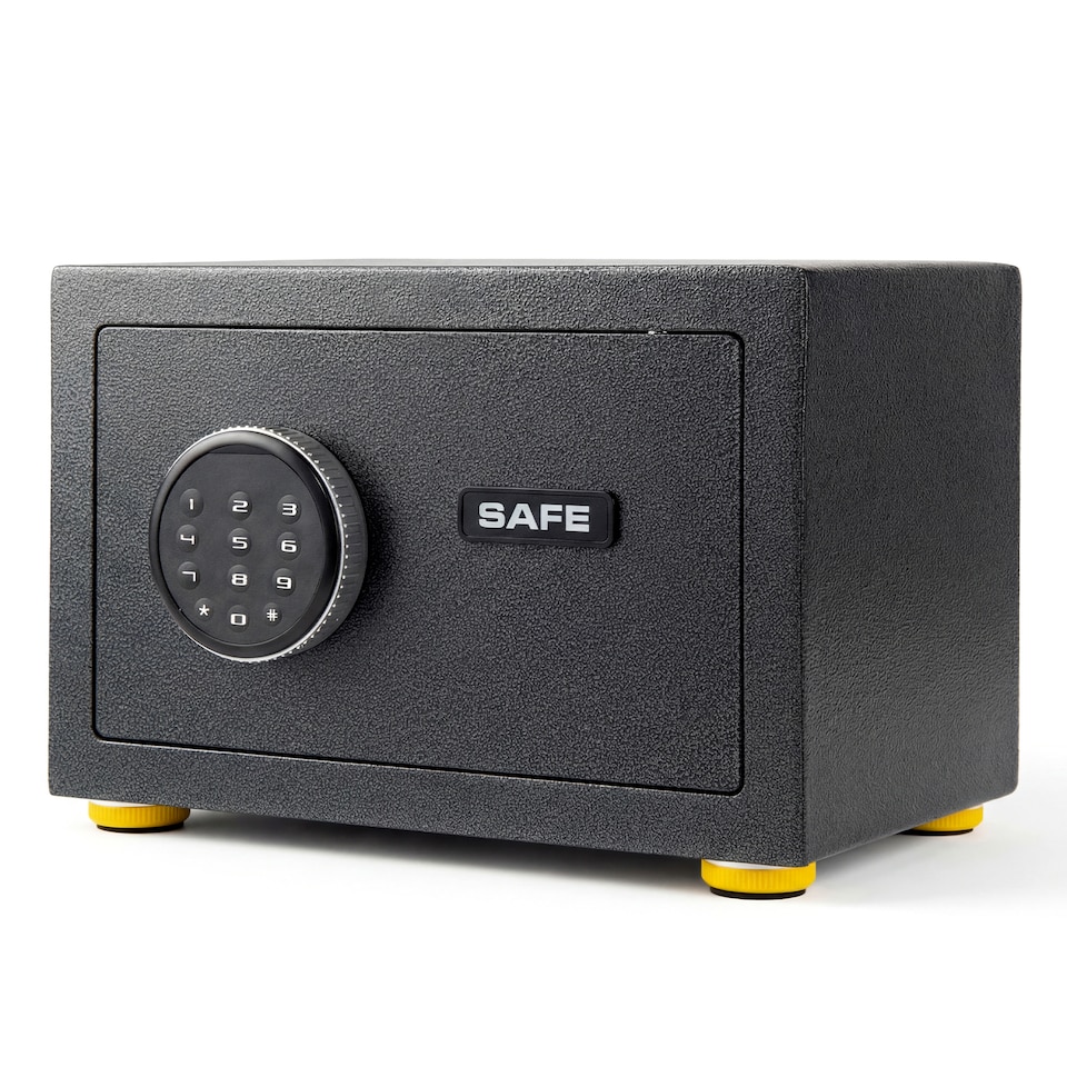 image 1 of COSTWAY 31 CM Solid Steel Safe Box with Drop Slot Digital Keypad
