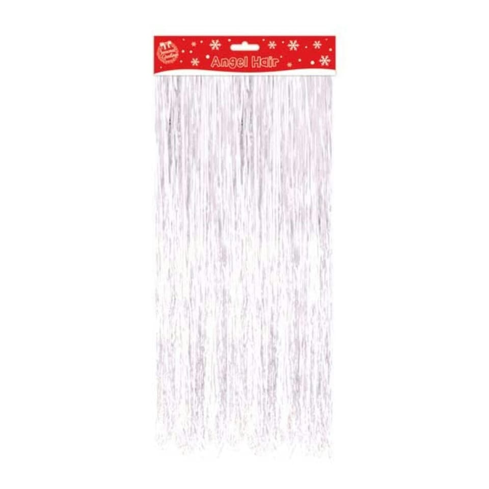image 1 of Lamatte White Angel Hair Decoration