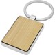 image 2 of Avenue Neta Rectangular Bamboo Keyring - Natural - One Size