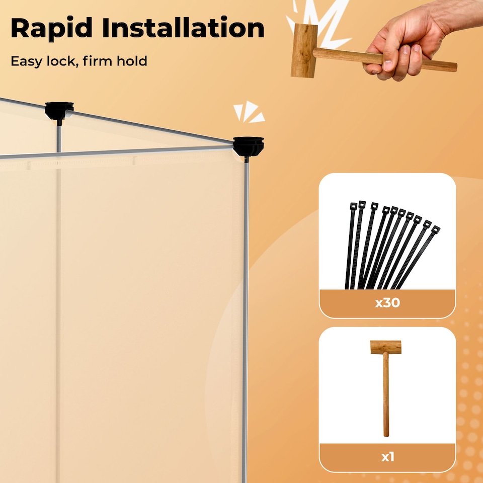 image 1 of Large Small Animal Playpen DIY Pet Fence for Rabbit Hamster Puppy Guinea Pig Dog