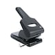 image 1 of 5 Star Heavy Duty 2 Hole Punch Metal with Plastic Base Capacity 65 Sheets Black 918583