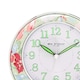 image 3 of Wm.Widdop Quartz Alarm Clock - Green Leaf Design L/S/C Green