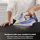image 7 of Hamilton Beach Pro SteamMax Steam Iron - White/Blue