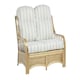 image 2 of Desser Vale Light Oak Rattan 2 Seater Sofa Set in Linen Taupe - Conservatory Sofa Suite
