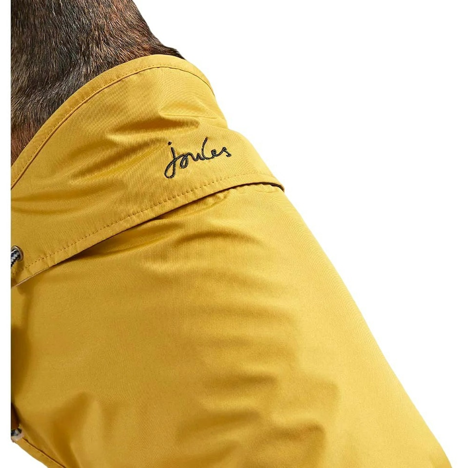 image 1 of Joules Water Resistant Dog Coat - Mustard - Medium-45cm